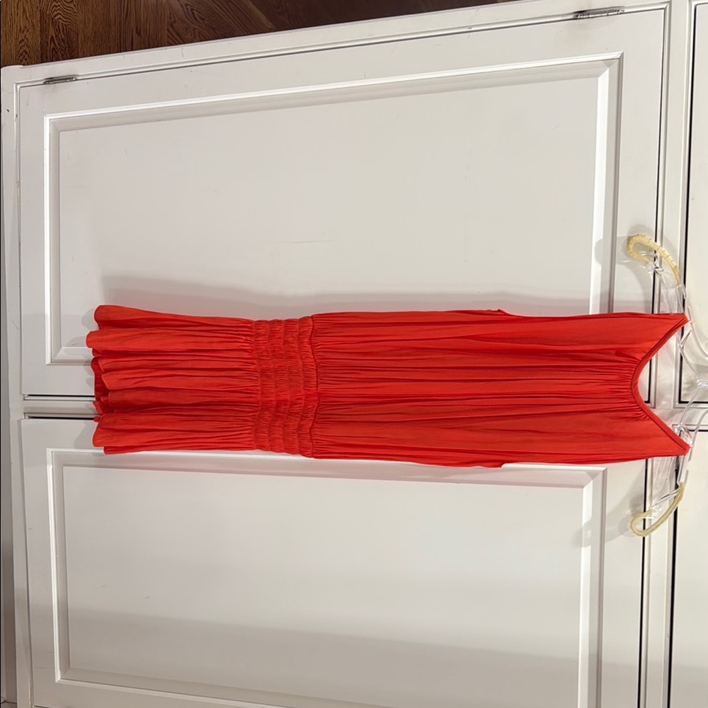 Elegant Red Sleeveless Dress